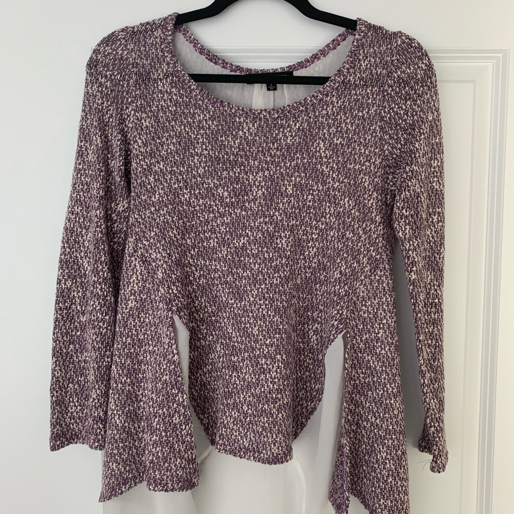 Green Envelope Los Angeles Purple Flowy Top